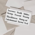 thumbnail image 3 of Miangastore 10 Sets of Daily Use Cash Envelope Labels Multi-function Label Stickers Classifying Labels, 3 of 9