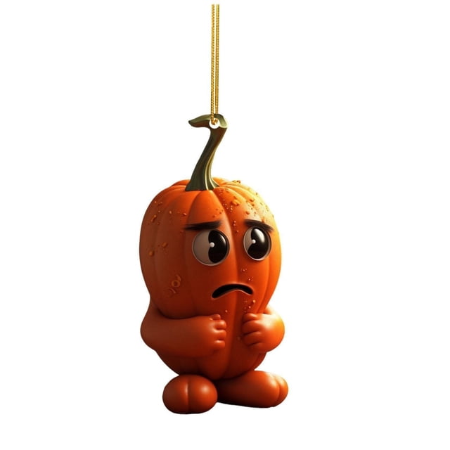 TIELUTT Pumpkins Pendant Halloween Backpack Key Pendant Acrylic Material Swinging Car Cow Bead Garland 6ft Doorway Garland Door Hanging Decorations String Work Garland Form with Ties