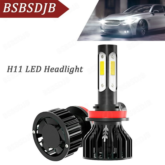 For Chevy Silverado 1500 2007-2015 LED Headlight Low Beam Bulbs 6000K White