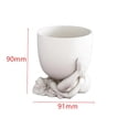 thumbnail image 2 of Figura humana creativa de resina Flowerpot Modern Art, 305 g, 2 of 2