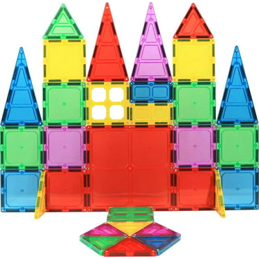 Tileblox Rainbow Multicolor Magnetic Tiles 20 Pieces - Walmart.com