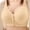 Khaki, variant on Womens Front Closure Bra Light Support Comfortable Wireless Bra for Lounge Push Up Full Coverage Breathable Bra, All-Day Wear, Underwear 42A