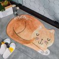 thumbnail image 3 of Cartoon Cat Welcome Floor Mats Bathroom Kitchen Area Carpets Cat Rug Non Slip Carpets, 3 of 8