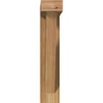 thumbnail image 2 of Ekena Millwork 4"W x 16"D x 20"H Traditional Block Rough Sawn Bracket w/ Offset Brace, Western Red Cedar, 2 of 25