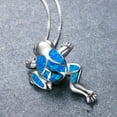 thumbnail image 4 of Flmtop Collier pour Femmes Grenouille Faux Gemme Bijoux Légers Pendentif Longue Durée pour Fête, 4 of 10