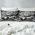 thumbnail image 5 of Erosebridal Sports Car Bed Sheets Racing Sports Game Fitted Sheet Retro Grey Race Car Bedding Set Cool Sports Grunge Vintage Decor Sheets with 1 Pillowcase,Twin 2Pcs, 5 of 5