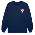 thumbnail image 2 of Coors Banquet Rodeo Horns Navy Front and Back Print Long Sleeve Shirt-Small, 2 of 3
