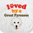 thumbnail image 4 of Inktastic Great Pyrenees Dog Boys or Girls Baby Bib, 4 of 4
