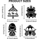 thumbnail image 2 of 10 plantillas de princesa, hada, castillo, zapatos, rana, príncipe, carrusel, 6x6 pulgadas con pincel. Plantillas de cuentos de hadas fantásticos., 2 of 7