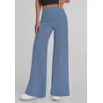 thumbnail image 4 of Pantalones PRETTYGARDEN Palazzo Pierna Ancha Gris Azul XS, 4 of 4