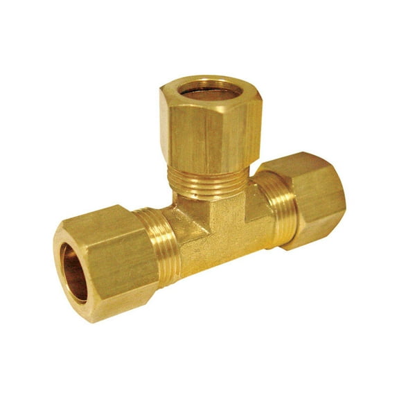 Jmf 4503884 Company 7/8 In. Compression T X 7/8 In. D Compression Brass Tee