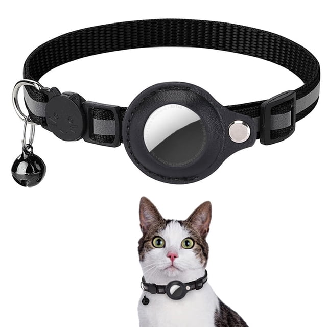 Pisexur Suministros para mascotasMascotas Collar For Collar Ajustable Para Mascotas Para Mascotas De Nylon Suave Collares Con Manga Air-Tag Para Cachorros Mascotaspara perros, gatos y animales.