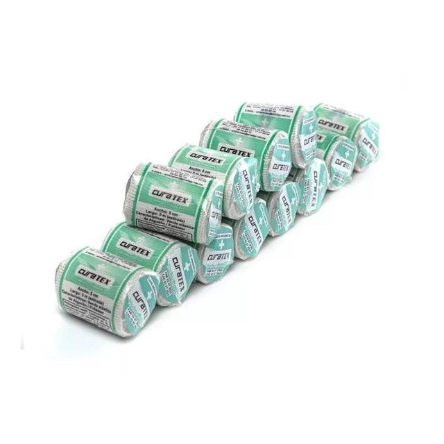 Venda Elástica Quirúrgica Curatex 5 cm x 5 m 24 Piezas Curatex 5 cm ...