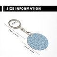 thumbnail image 3 of Naloa Floral Retro Style Print Round Keychain Keychain Key Ring, Key Tag, Key Chain Bulk for Gift Accessories (Round), 3 of 7