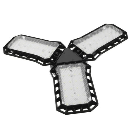 ULTNICE Garage Light Led Garage Light Black 1Pcs 9.7X9.7X3.5In