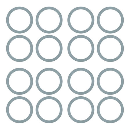 16 Pack Blender Gasket Seals for and Osterizer Blender Models, Premium Blender Replacement Parts O-Gasket Rubber