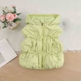 thumbnail image 4 of Mifsaly Toddler Girls Hooded Puffer Vest Cute Bowknot Sleeveless Quilted Winter Jacket Kids Lightweight Warm Outerwear Coat, 4 of 9