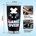 thumbnail image 6 of Gaming Gamepad Mug Tumbler Gifts for Kids Boys Gamer Presents for Teen Son Men Boyfriend Birthday Valentine''s Day Christmas Game Controller Cup for Husband Father Dad 20oz Stainless Steel, 6 of 6