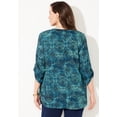 thumbnail image 2 of Catherines Women's Plus Size Petite Breezeway Georgette Blouse, 2 of 6