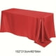 thumbnail image 3 of Mantel de satén sin costuras, rectangular, sedoso y suave, ideal para decoración de mesas, restaurantes, bodas, banquetes, fiestas y eventos., 3 of 5