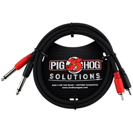 Pig Hog Solutions Dual Cable RCA to 1/4  3 ft. price history on PriceWatchPro