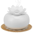 thumbnail image 6 of Essential Oil Diffusers Decorative Ceramic Diffuser Humidifier Lotus Top Aromatherapy Diffusers 200ml Ceramic Humidifier Small Oil Diffuser USB Aroma Diffuser Cute Diffuser for Bedroom Home Office, 6 of 8