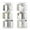 White, variant on Costway 1 PCS 3-Tier Rotating Bookshelf 360° Display Rack with Dividers & Anti-falling Baffles Natural