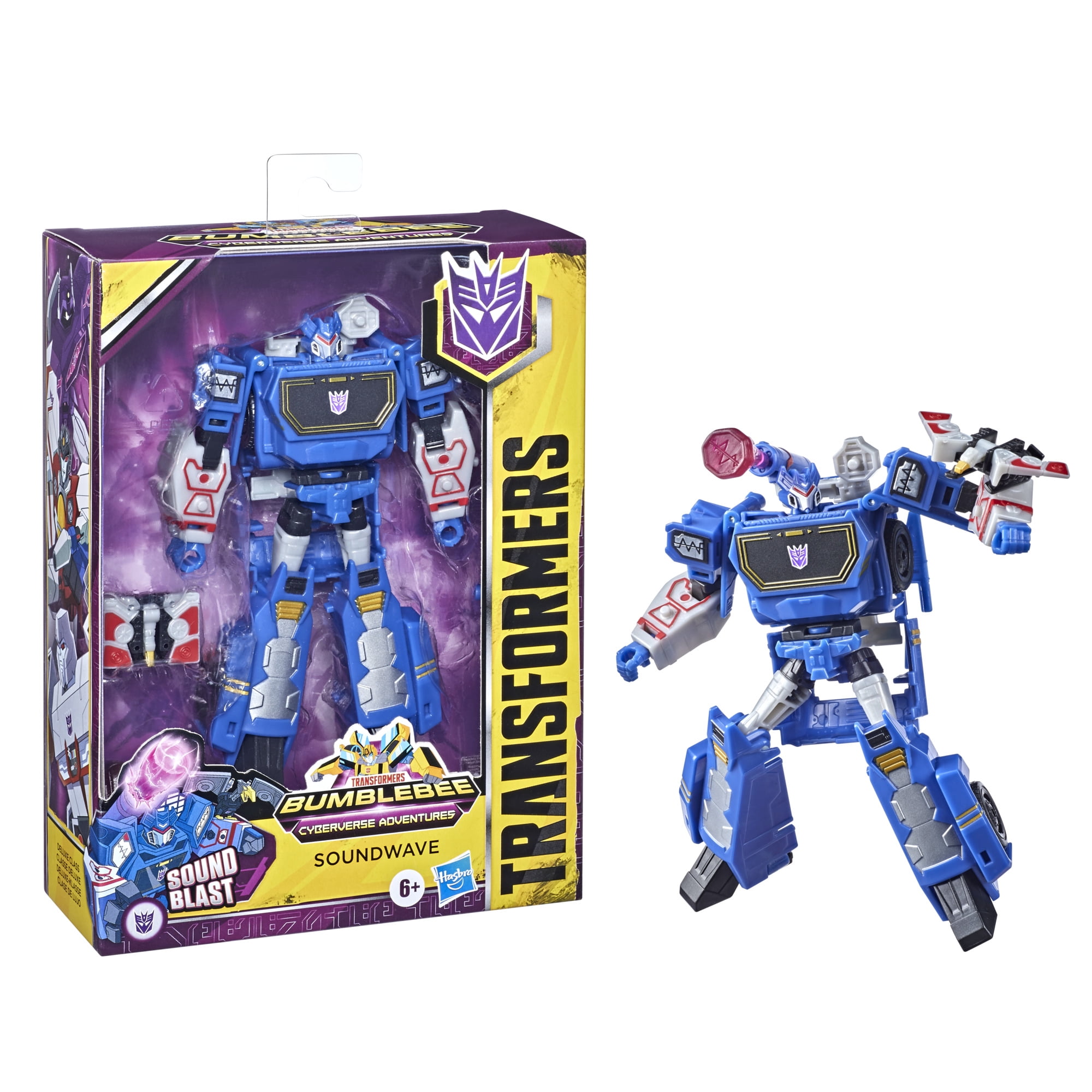 transformers cyberverse deluxe class soundwave