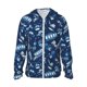 thumbnail image 1 of Balery Blue Bus Sudadera ligera de manga larga con capucha y protección solar UPF 50+ para hombre y mujer, ideal para pesca y running-X-Large, 1 of 7