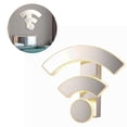 thumbnail image 4 of Luz De Pared Led Moderna Forma Wifi Diseño Novedoso Lámpara De Pared De Acrílico Luz Cálida Decoración De La Habitación Apliques De Luz Para Dormitorio Sala De Estudio Baño Advancent HA016160-00, 4 of 7