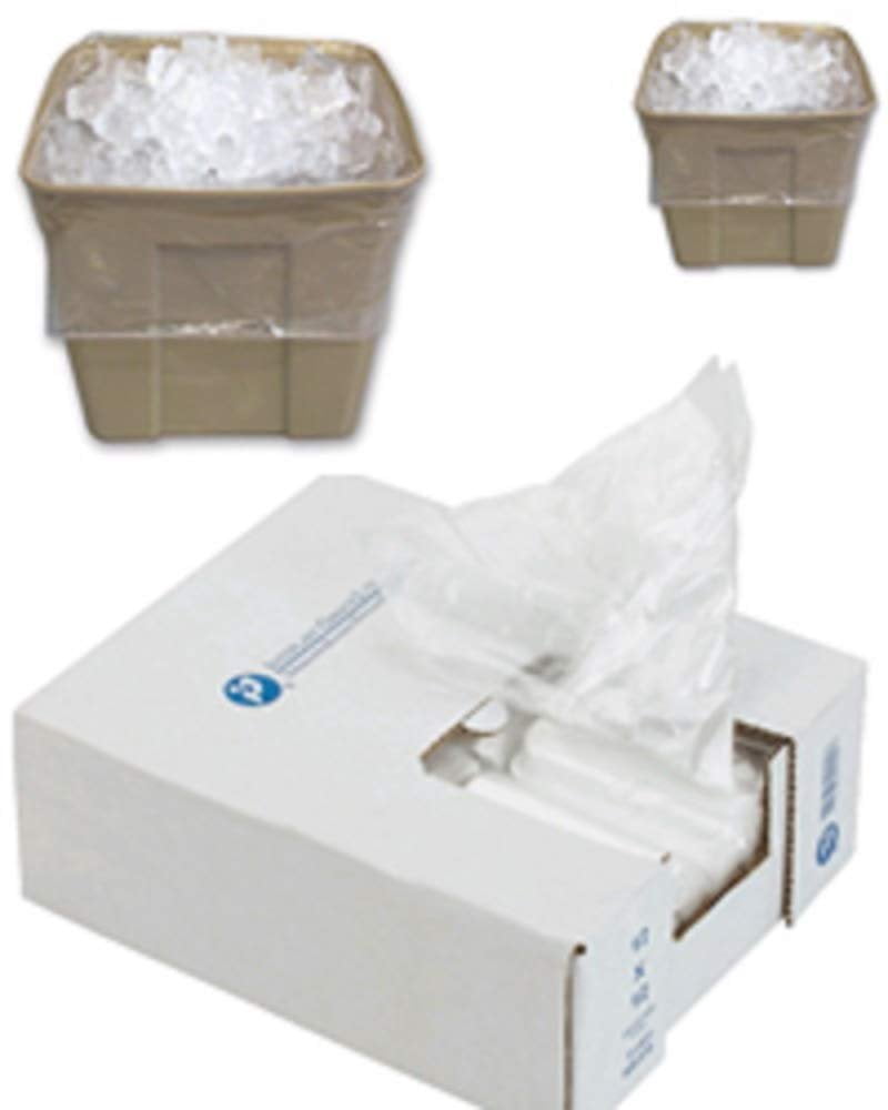 Pack of 2000 Clear Ice Bucket Liners 12 x 12 Thickness 6 Micron