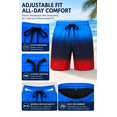 thumbnail image 4 of 2 in 1 Mens Swim Trunks with Compression Liner, 7 Inch Liner Board Shorts for Men, Beach & Swim Shorts, Gifts for Men, 4 of 7