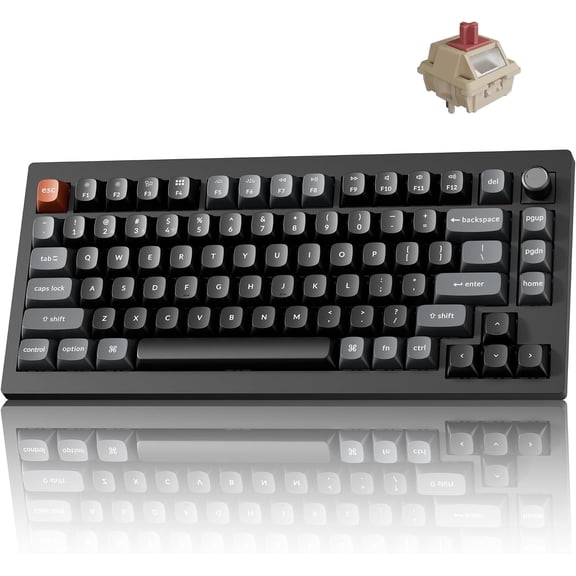 Restored Keychron V1 Ultra 8k Wireless Custom Mechanical Keyboard