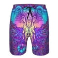 thumbnail image 4 of Naloa Elephant in Tribal Style Men's Beach Shorts, Surfing shorts, Swim trunks, Quick Dry Swim Trunks for Surfing Beach Fun - X-Large, 4 of 9
