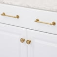 thumbnail image 2 of Minted 6 In. Center-to-Center Satin Brass Cabinet Pull, 2 of 5