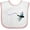 White and Pink, variant on Inktastic Dragonfly Boys or Girls Baby Bib