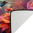 thumbnail image 6 of Flowers Hummingbird Door Mat Rugs Indoor Outdoor Non Slip Entrance Front Door Doormat for Bathroom/Kithchen/Bedroom/Living Room Rectangle Area Rug , Modern Home Style, 6 of 6