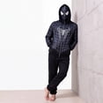 thumbnail image 5 of Moonsky Spider Cosplay Hoodie, Full Zip Face Mask Sweatshirt Streetwear Jacket for Theme Party, 5 of 6