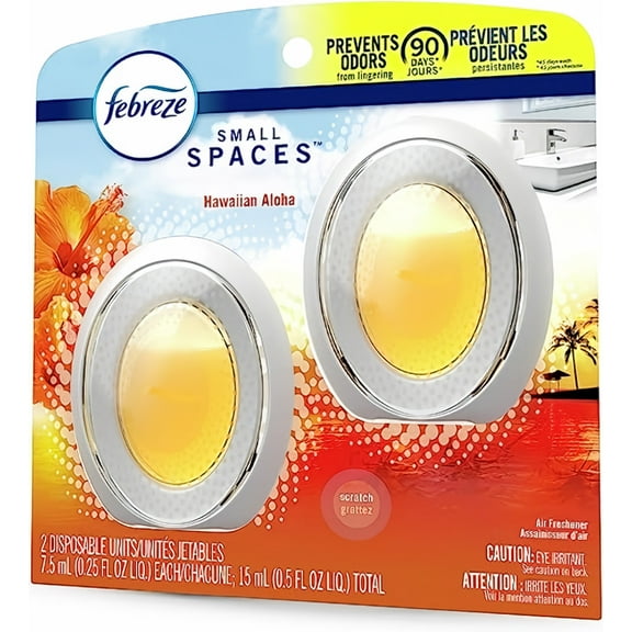Febreze Small Spaces Air Fresheners Hawaiian Aloha (Pack of 5)