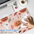 thumbnail image 4 of Long Mouse Pads for Desk,Halloween Cute Icons on Pink Pattern Desk Mats on Top Of Desks, Desk Mouse Pad Extra Large with 3mm Non-Slip Base and Stitched Edge for Gaming,Office,Work,Home 31.5"x11.8", 4 of 6