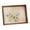Coffee, variant on Ruanlalo Chinese Style Picture Frame Vintage Floral Mini Photo Frame Wooden Standing Display Frame for Tabletop Wall Decor