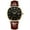 YBN-8626 Gold and Black Noodle Nail Brown Leather, variant on Men's Watch High-End Quartz Watch Waterproof Business Solid Steel Band Watch Men's Fashion Business Watch