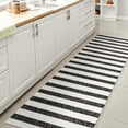 thumbnail image 5 of JONATHAN Y SANTA MONICA 2 x 10 Runner Rug, Aveiro Wide Stripe - Black/Cream, SMB112B-210, 5 of 11