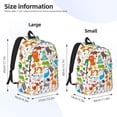 thumbnail image 2 of Rocae Animals for Canvas College Laptop Backpack for Men Women-Small, 2 of 5