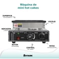 thumbnail image 2 of MAQUINA MINI HOTCAKES SHTMWAF ELECTRICA INDUSTRIAL 25 PZS gris 1, 2 of 6
