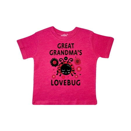 

Inktastic Valentine s Day Great Grandma s Lovebug Gift Toddler Boy or Toddler Girl T-Shirt