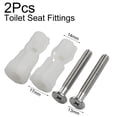 thumbnail image 2 of 2X Vis de Fixation de Couvercle de Toilette en Acier Inoxydable et Nylon, Accessoires, 2 of 9