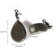 thumbnail image 2 of Plomo para pesca de carpa, 57g, pesa plomadas planas de gota de agua de pera para Clip seguro, 2 of 4