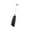 Black, variant on Automatic Milk Frother and Multipurpose Whisk Battery Operated ABS Stainless Steel Texture for Baking and Kitchen Use