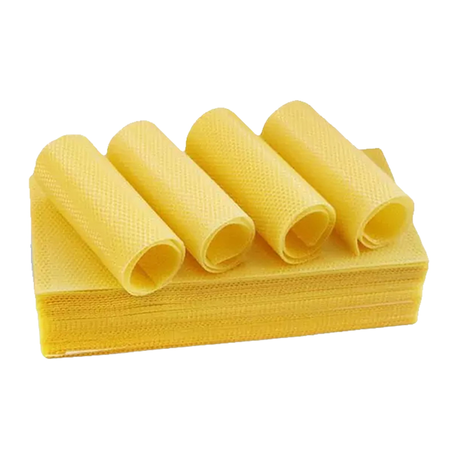 YEGBONG 30PCS Bee Honey Sheets Beeswax Sheets Beehive Foundation